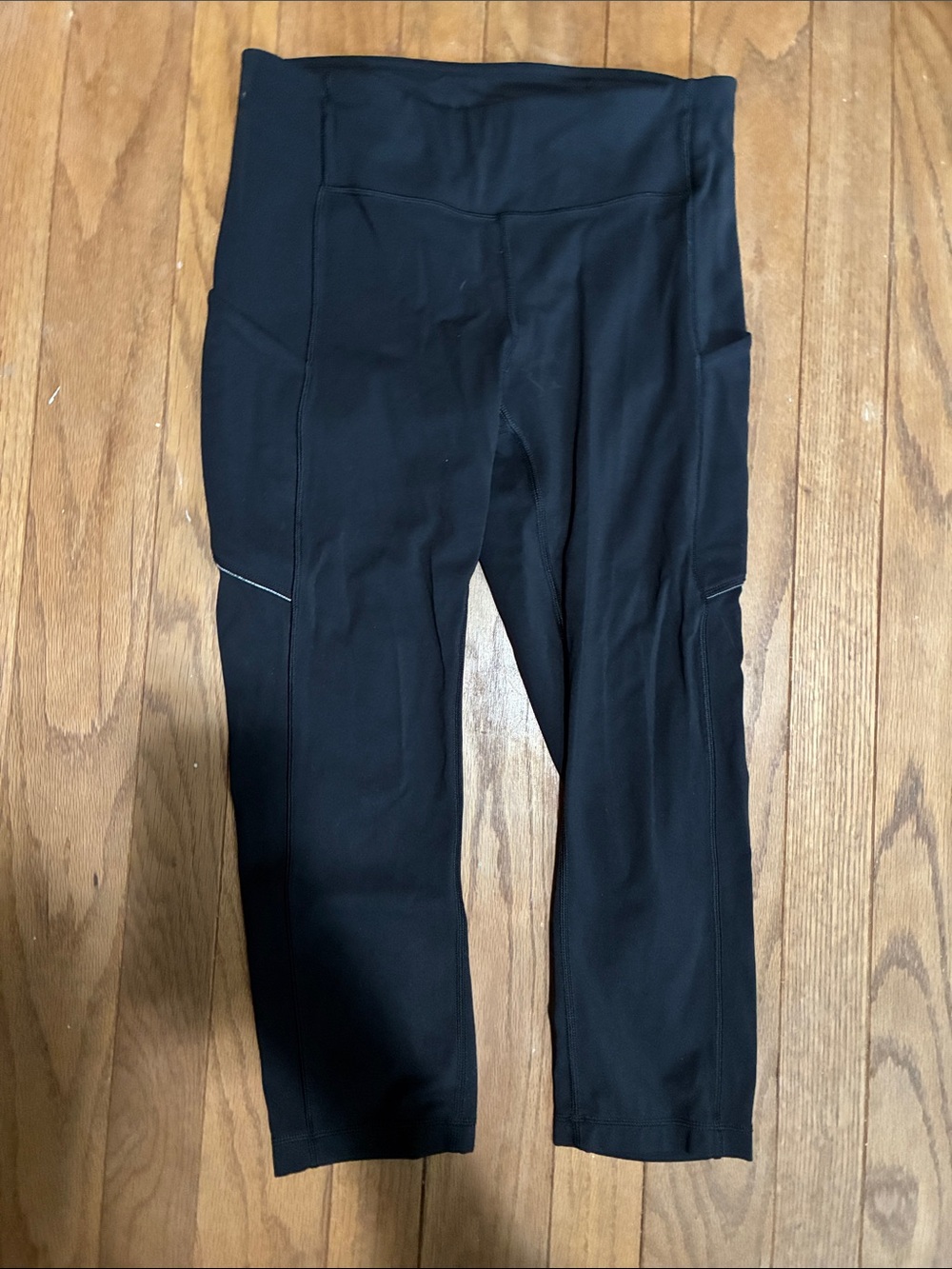 Lululemon Black Crop Leggings W/ Pockets
